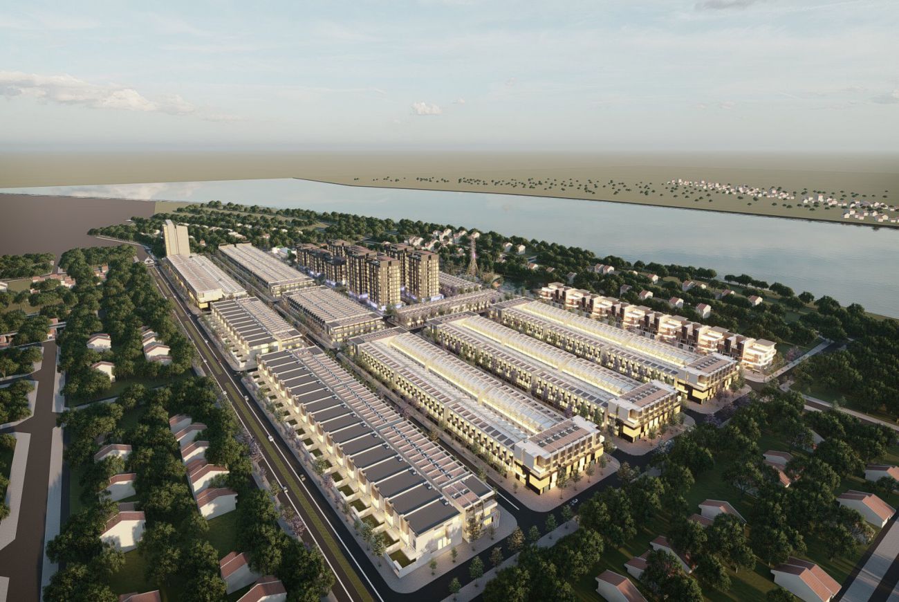 Phối cảnh Dự án Cồn Khương Diamond City Cần Thơ