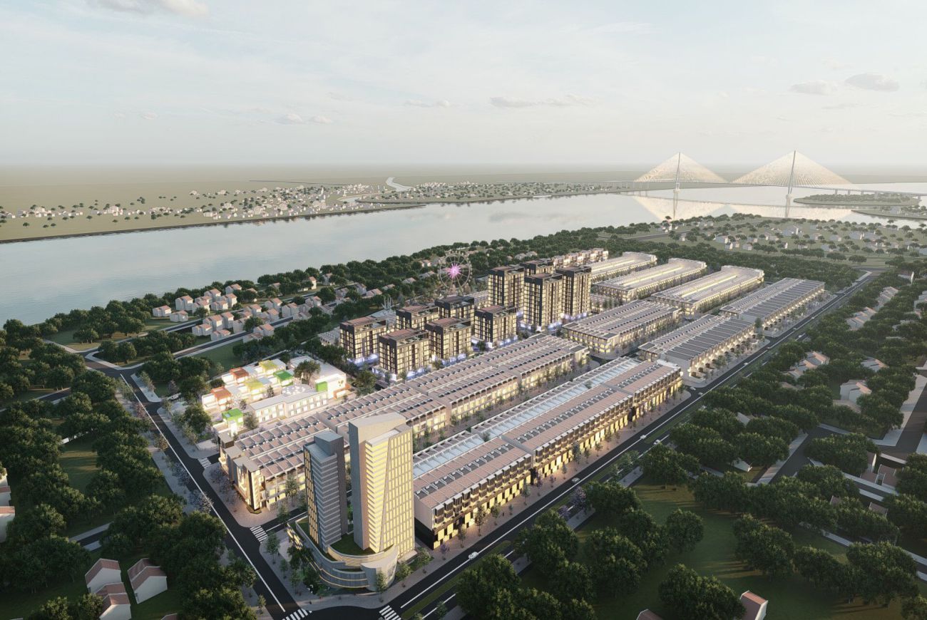 Phối cảnh Dự án Cồn Khương Diamond City Cần Thơ