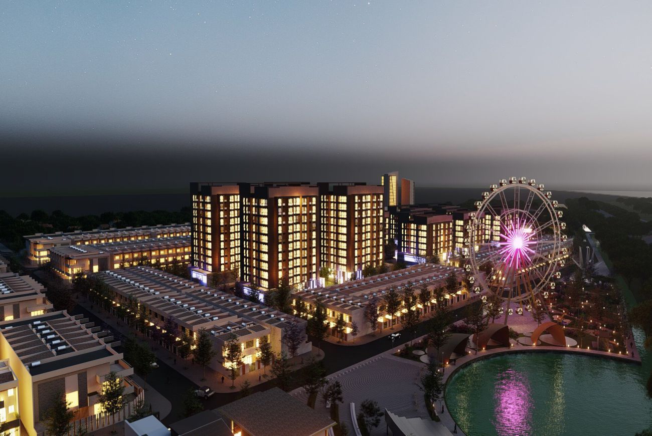 Phối cảnh Dự án Cồn Khương Diamond City Cần Thơ