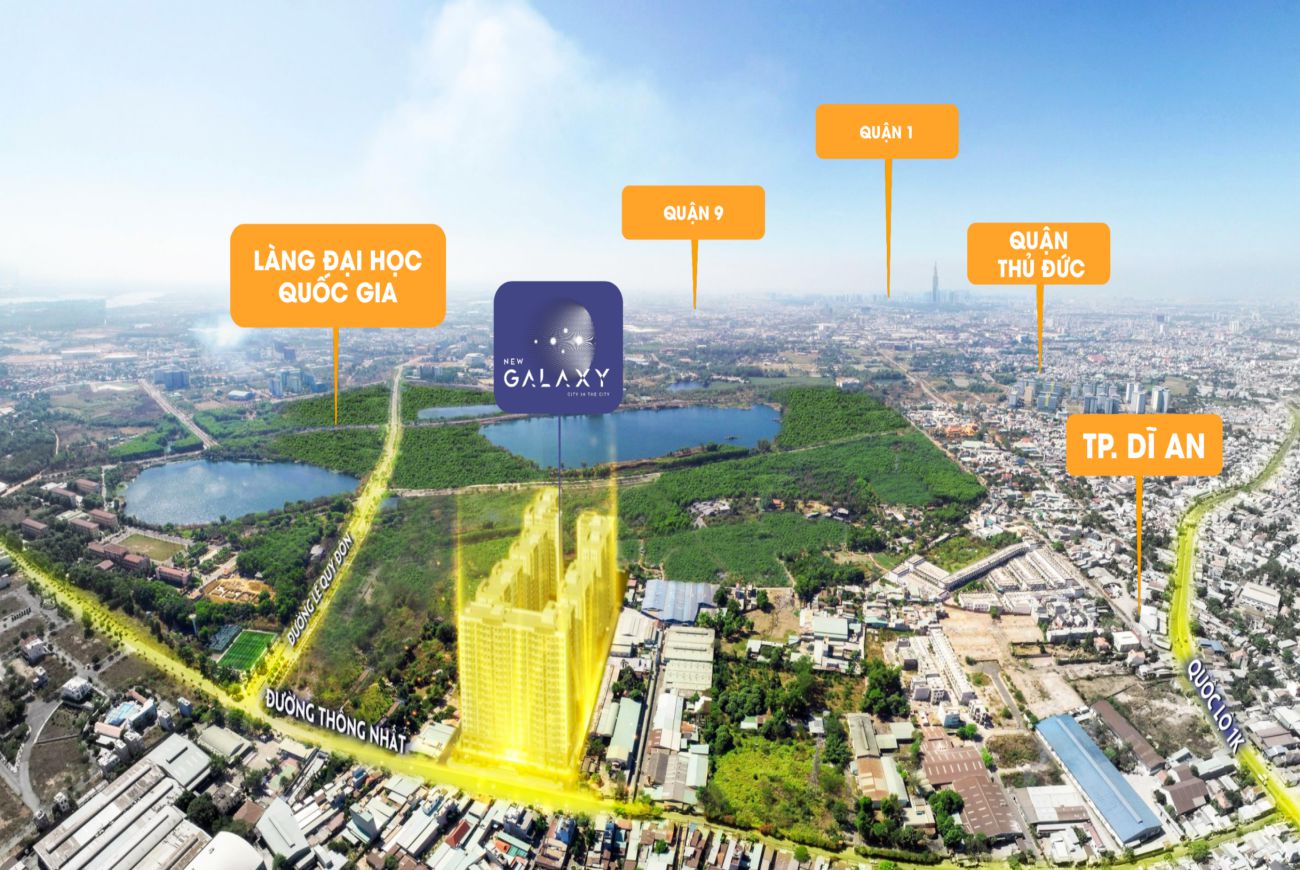 Tiện ích ngoại khu New Galaxy Bình Dương