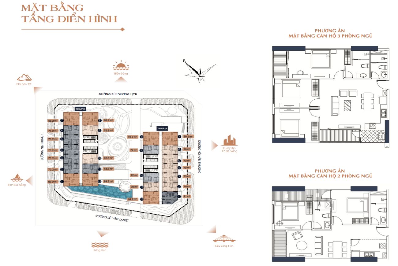 Mặt bằng Athena Luxury Đà Nẵng Riverside