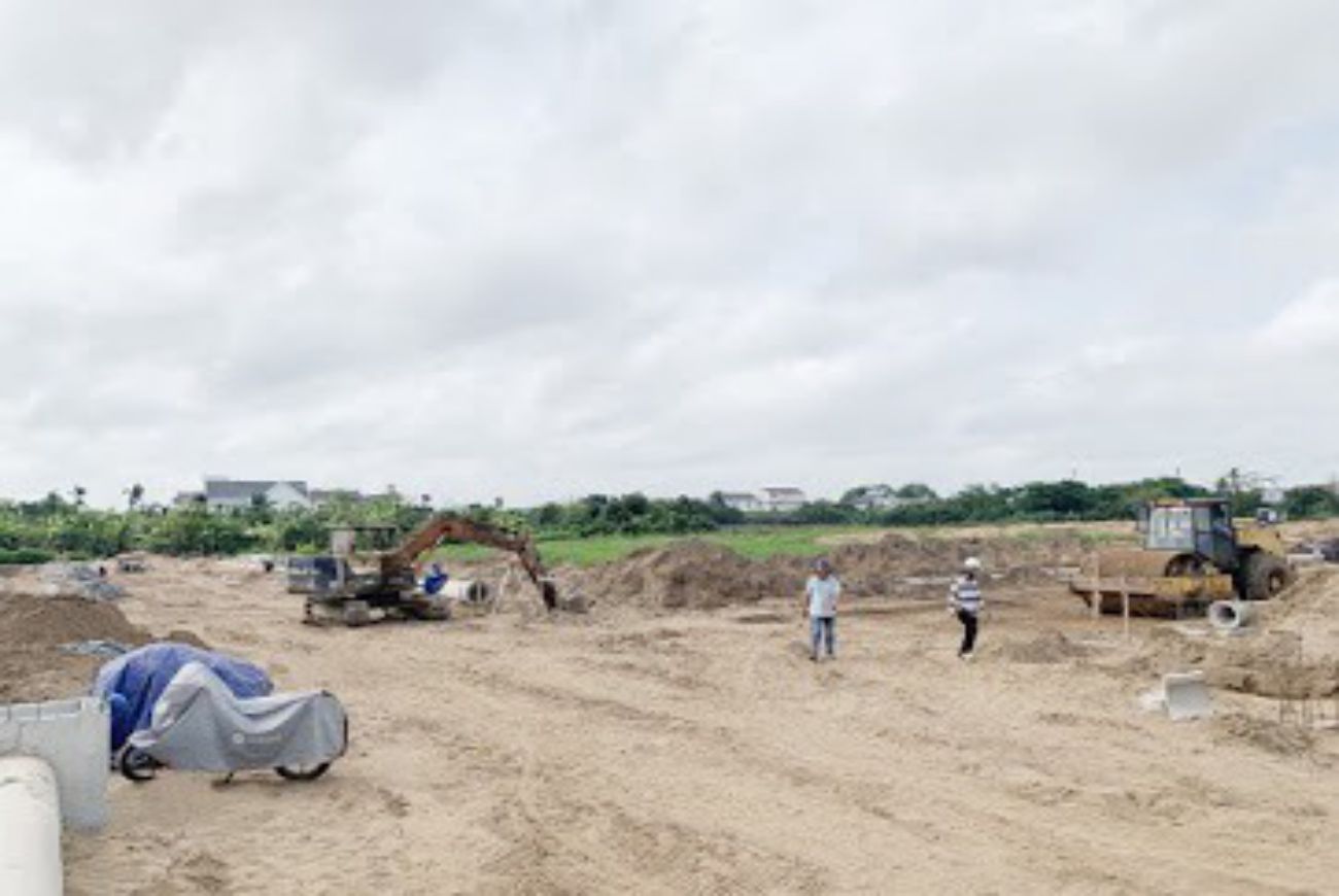 Tiến độ xây dựng dự án Cồn Khương Diamond City tháng 05/2021