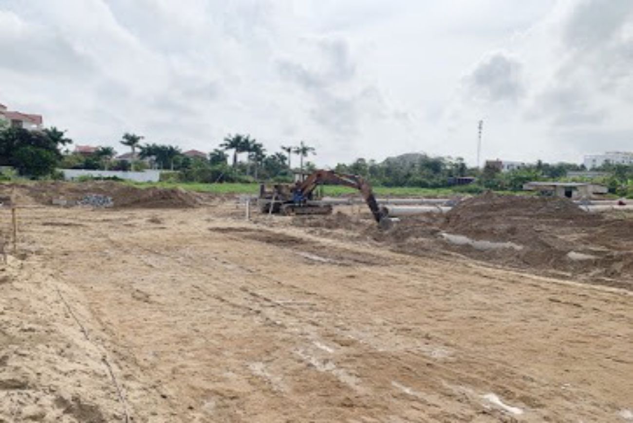 Tiến độ xây dựng dự án Cồn Khương Diamond City tháng 05/2021