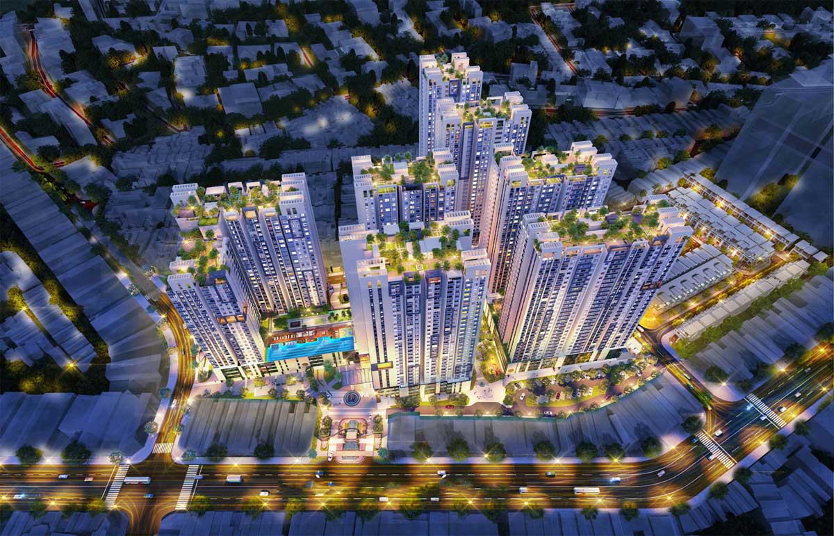 Quy mô Gem Central Park Bình Dương