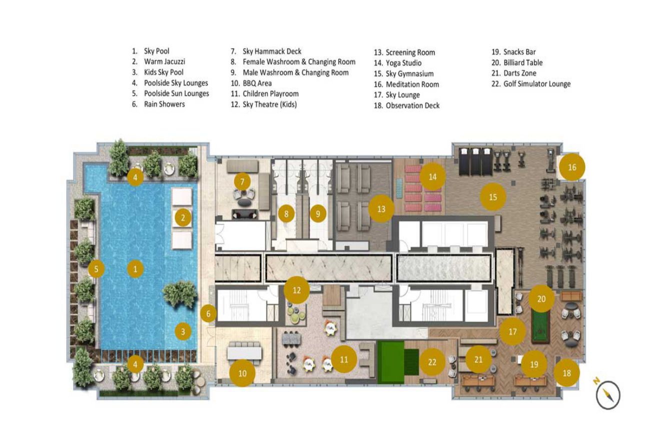 Mặt bằng dự án The Sun Tower Capitaland Quận 1