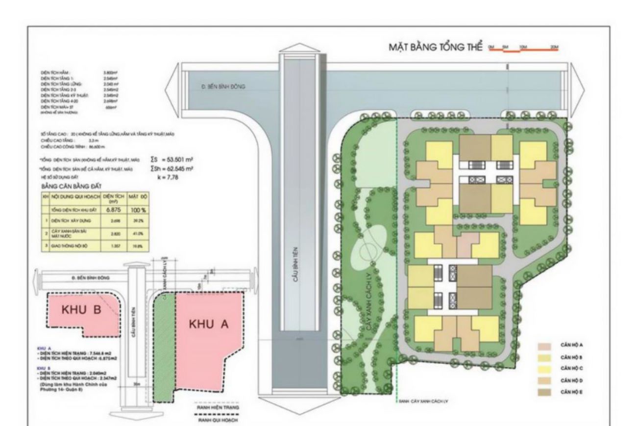 Mặt bằng D-Aqua Quận 8