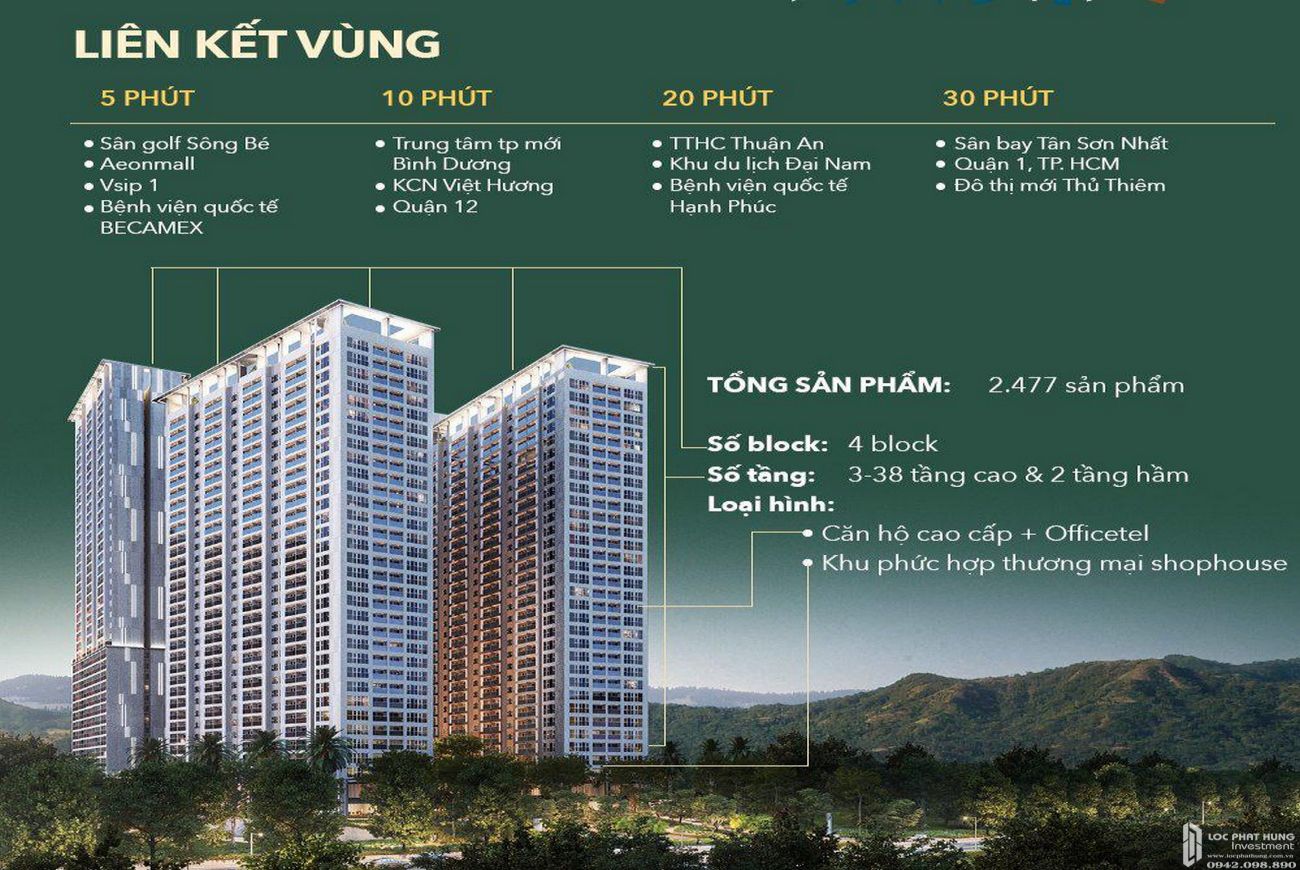 Quy mô Anderson Park Bình Dương