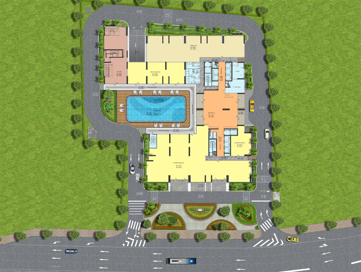 Mặt bằng dự án Phúc Đạt Tower Bình Dương