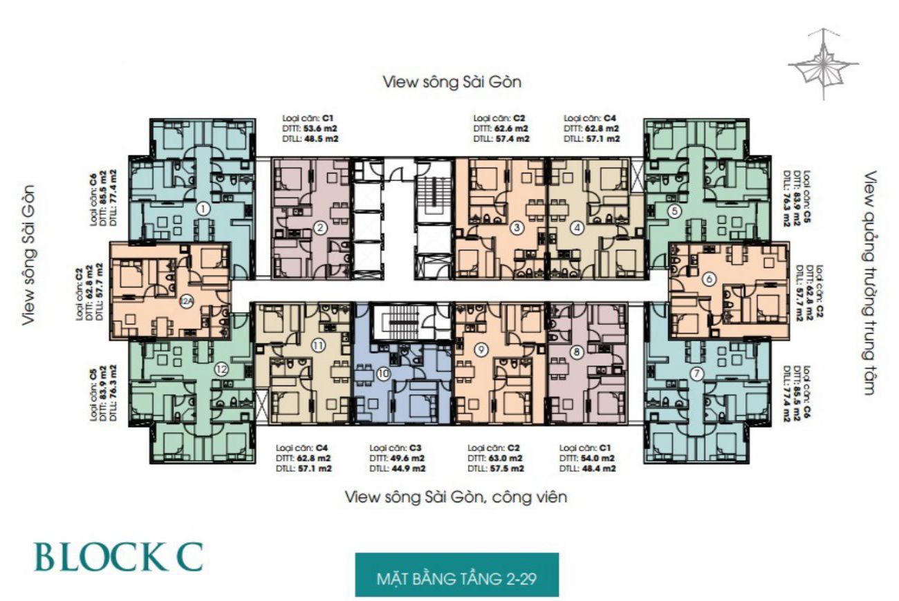Mặt bằng dự án LDG River Thủ Đức