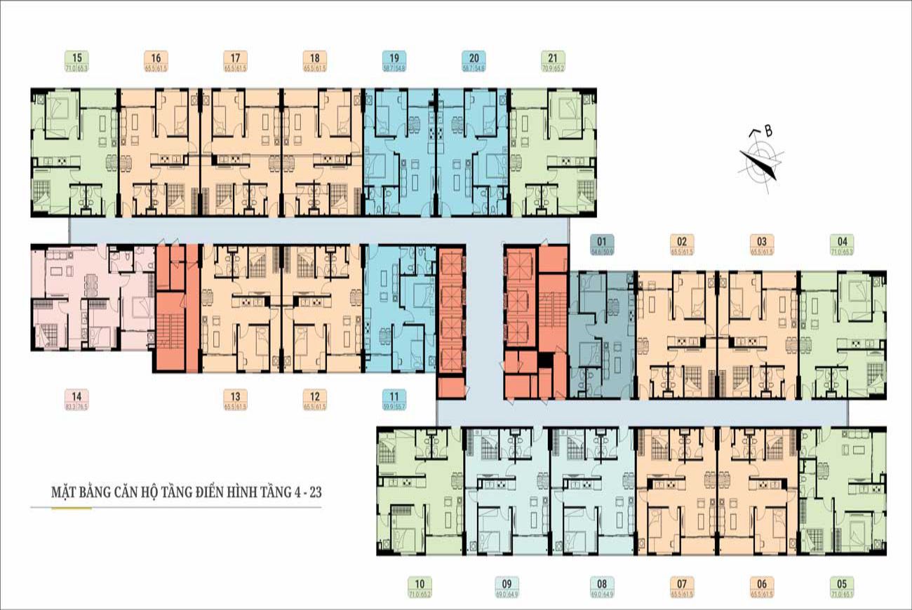 Mặt bằng dự án Bình An Tower Bình Dương