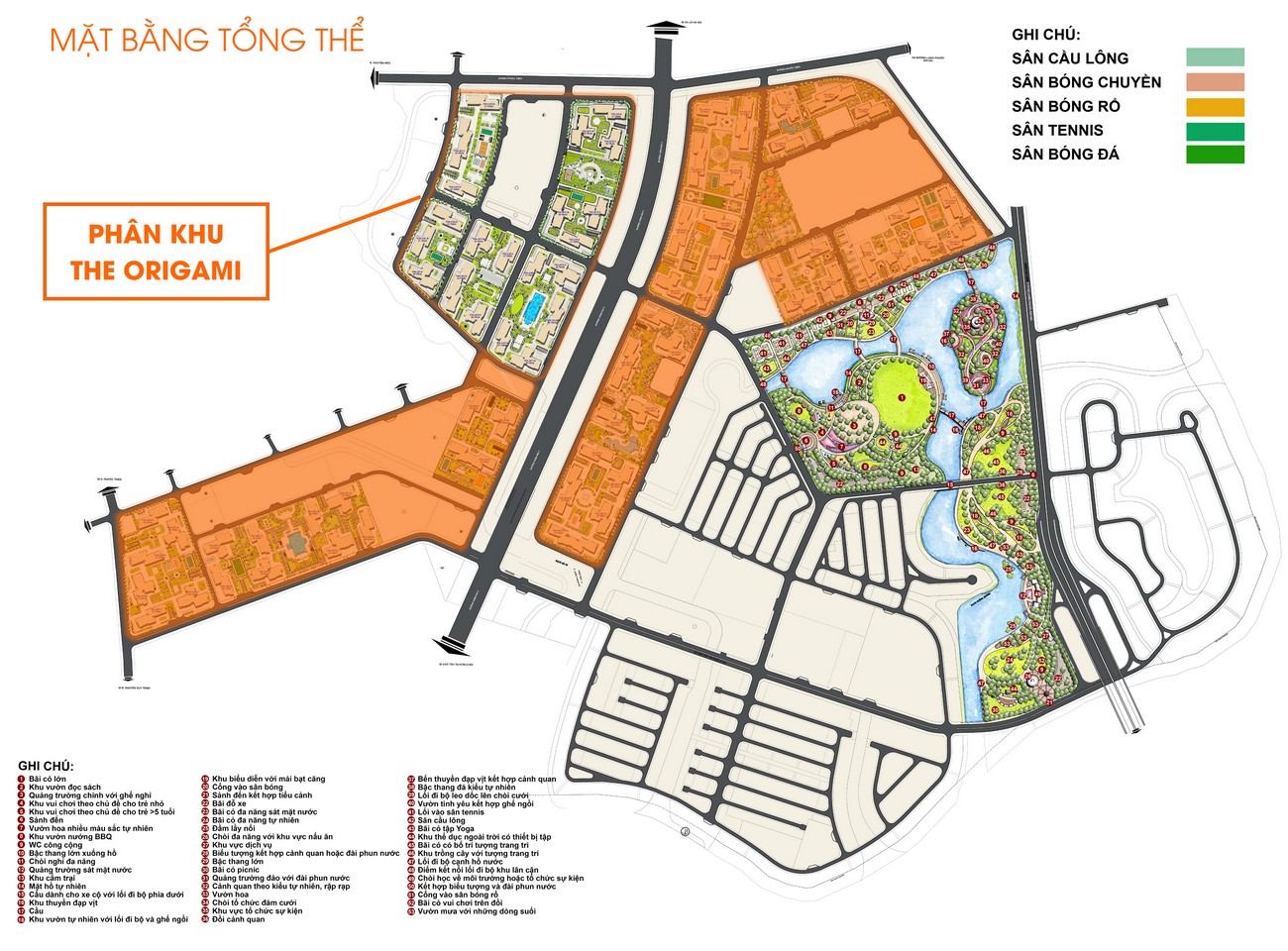 Mặt bằng dự án The Origami Quận 9