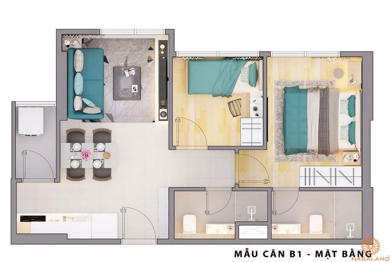 Thiết kế căn hộ Opal Avenue Bình Dương