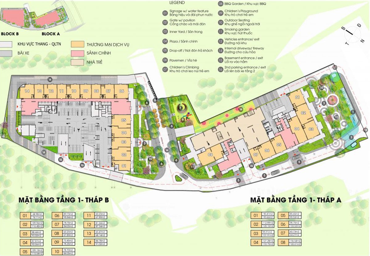 Mặt bằng dự án Opal Avenue Bình Dương