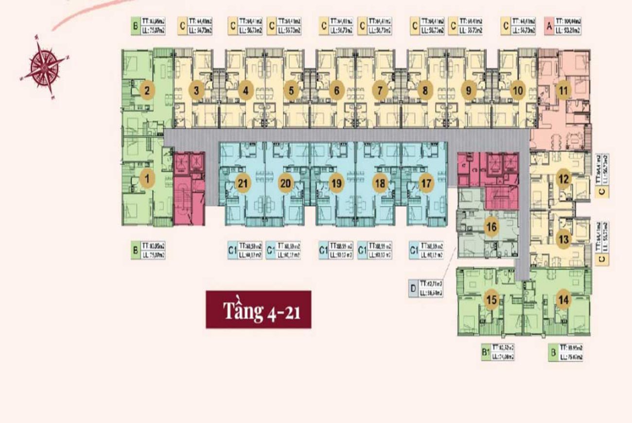 Mặt bằng Legend Complex