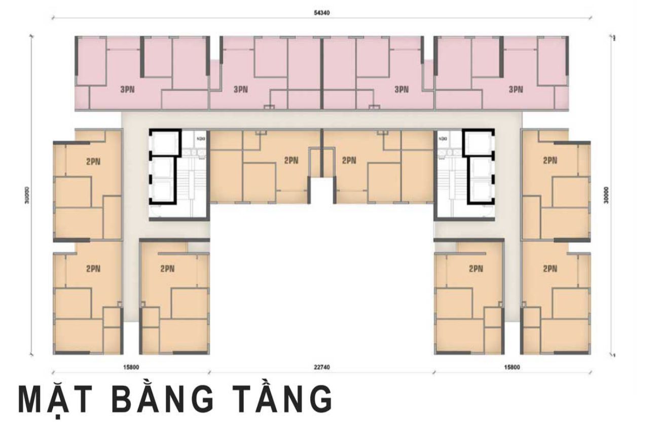 Mặt bằng Căn Hộ Chung Cư Tiến Thành Tân Phú