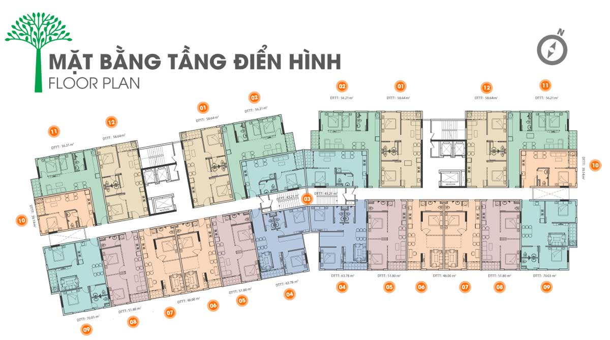 Mặt bằng Vista Riverside Bình Dương