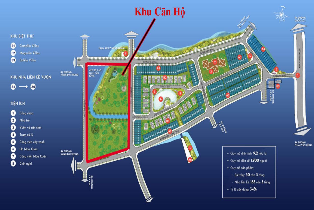 Mặt bằng Dragon Sky View Thủ Đức