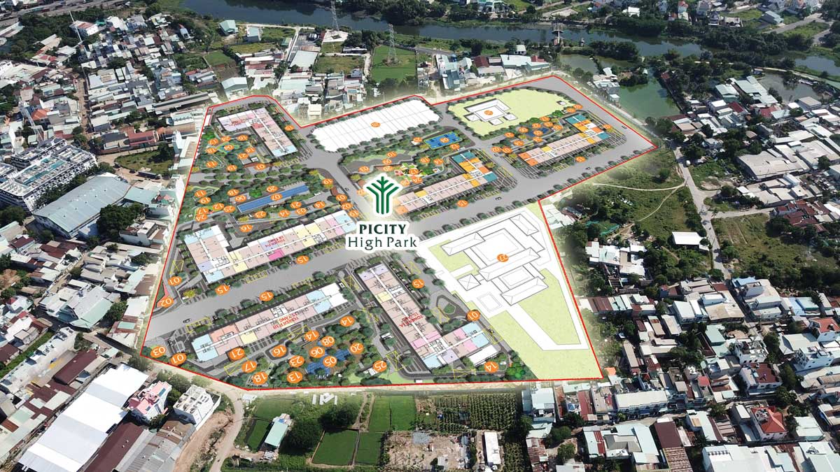 Mặt bằng Picity Central Park
