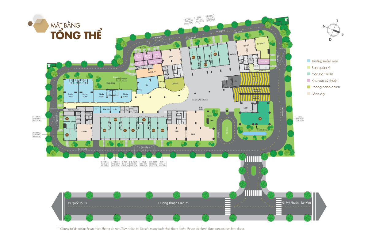 Mặt bằng Legacy Central Bình Dương