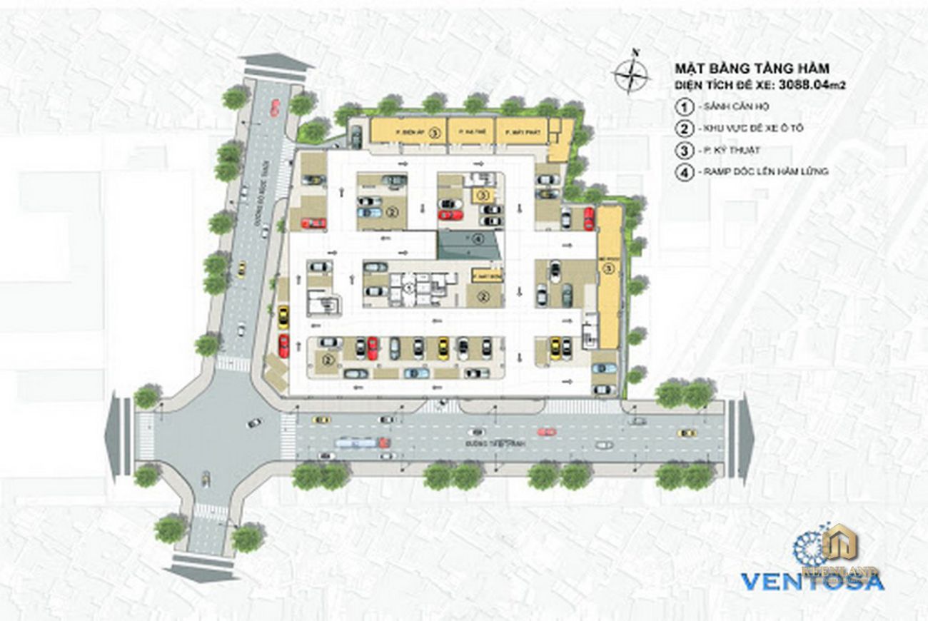 Mặt bằng dự án Venus Luxury Quận 5