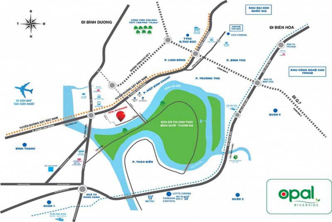 Vị trí Opal Premium Thủ Đức