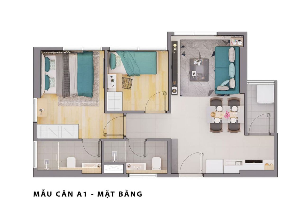 Thiết kế căn hộ Opal Avenue Bình Dương