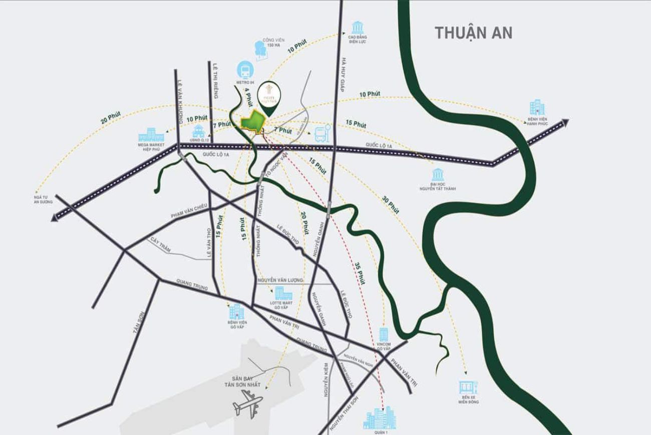 Vị trí Picity Central Park