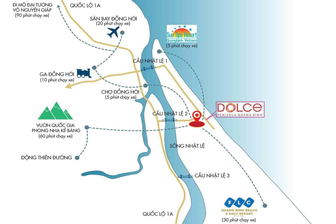 Vị trí Dolce Penisola