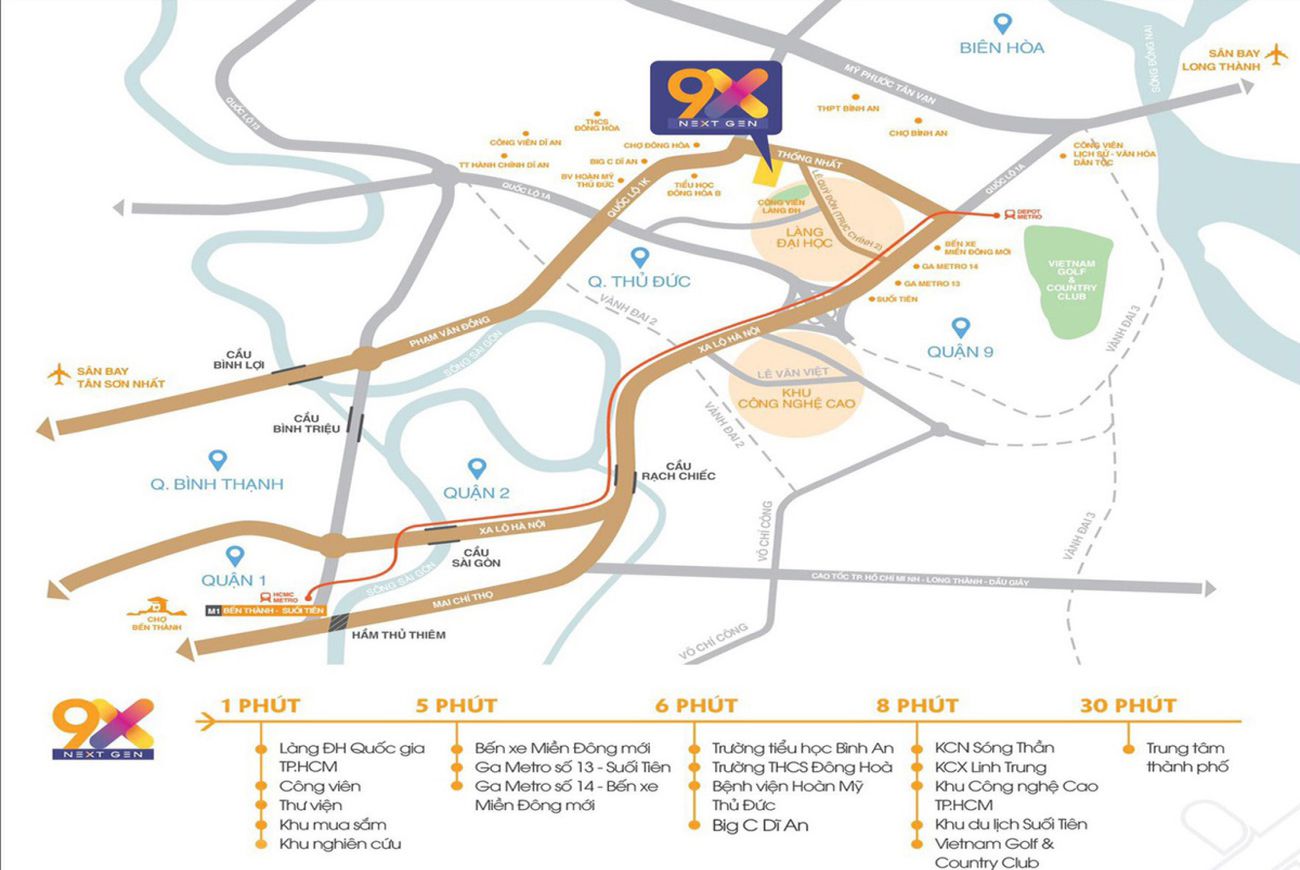 Vị trí căn hộ New Galaxy Bình Dương