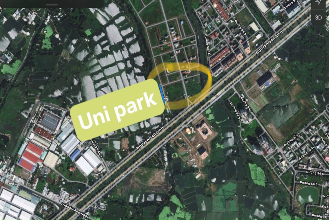 Vị trí Uni Park Luxury Apartment Complex