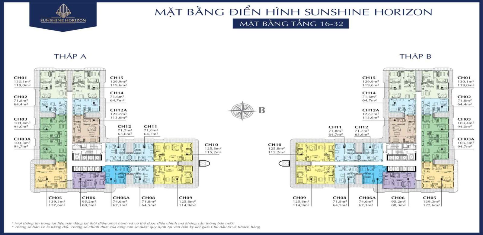 Mặt bằng dự án Sunshine Horizon Quận 4