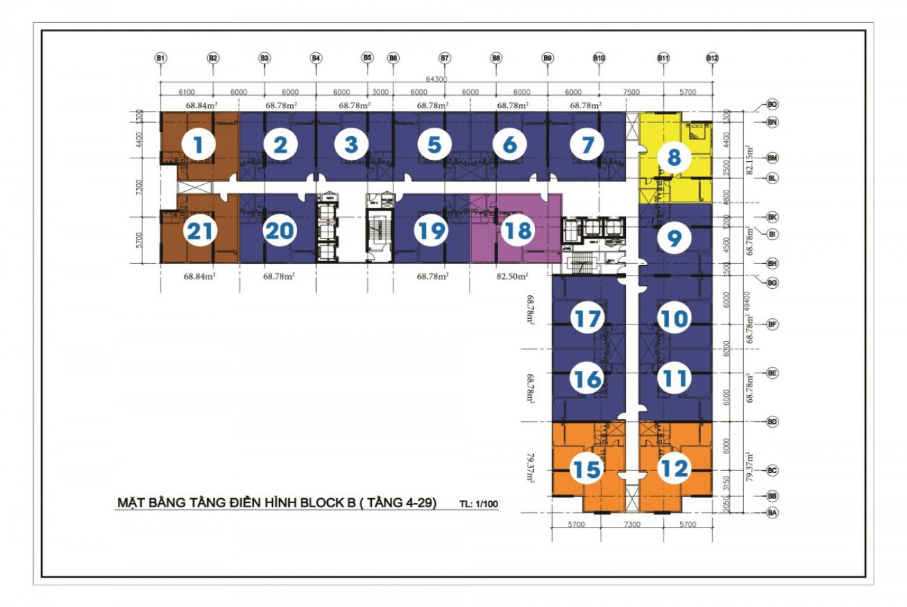 Mặt bằng dự án City Gate 2 Diamond Riverside