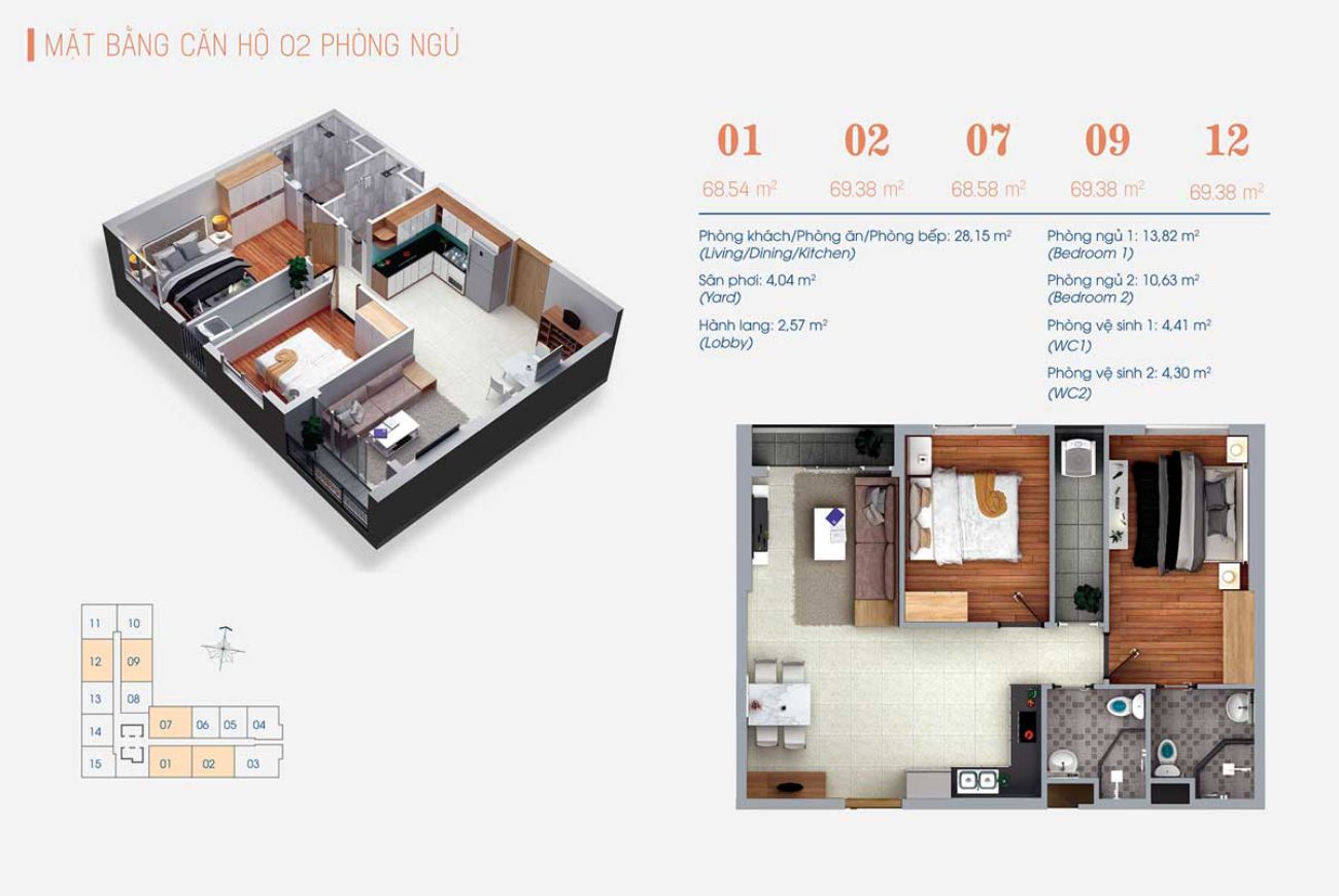 Thiết kế  Viva Plaza Quận 7