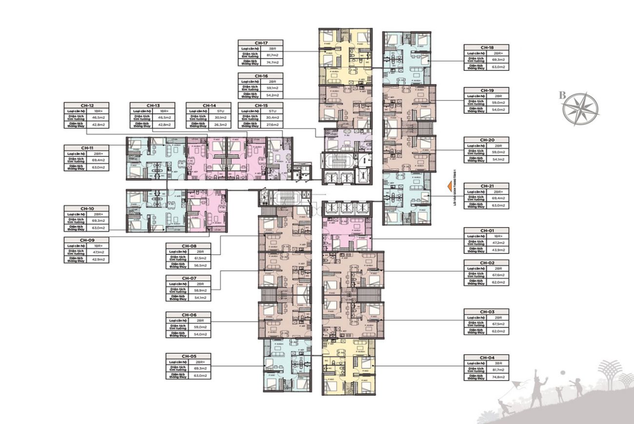 Mặt bằng dự án Bình Dương Grand View