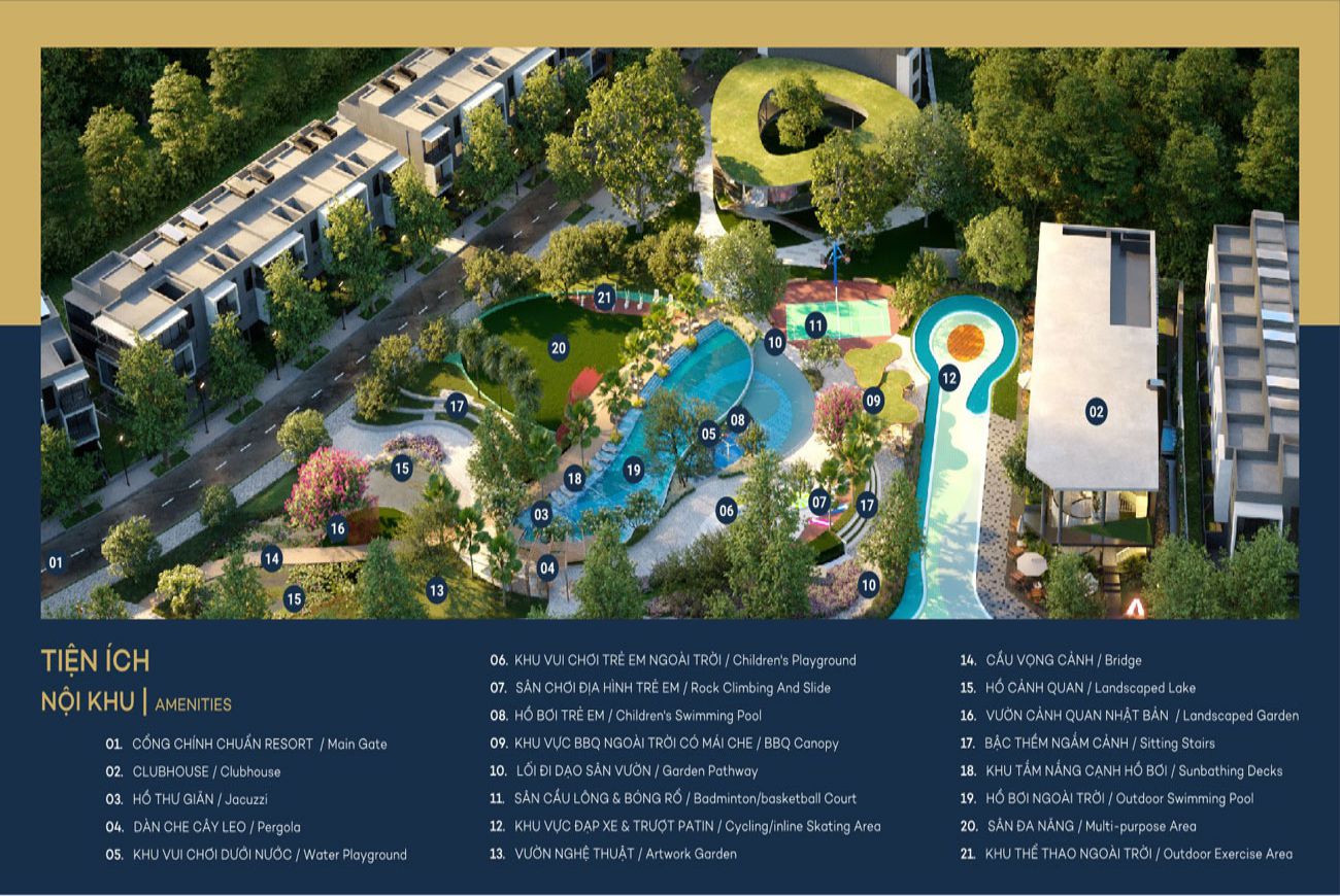 Tiện ích nội khu The Standard Dĩ An