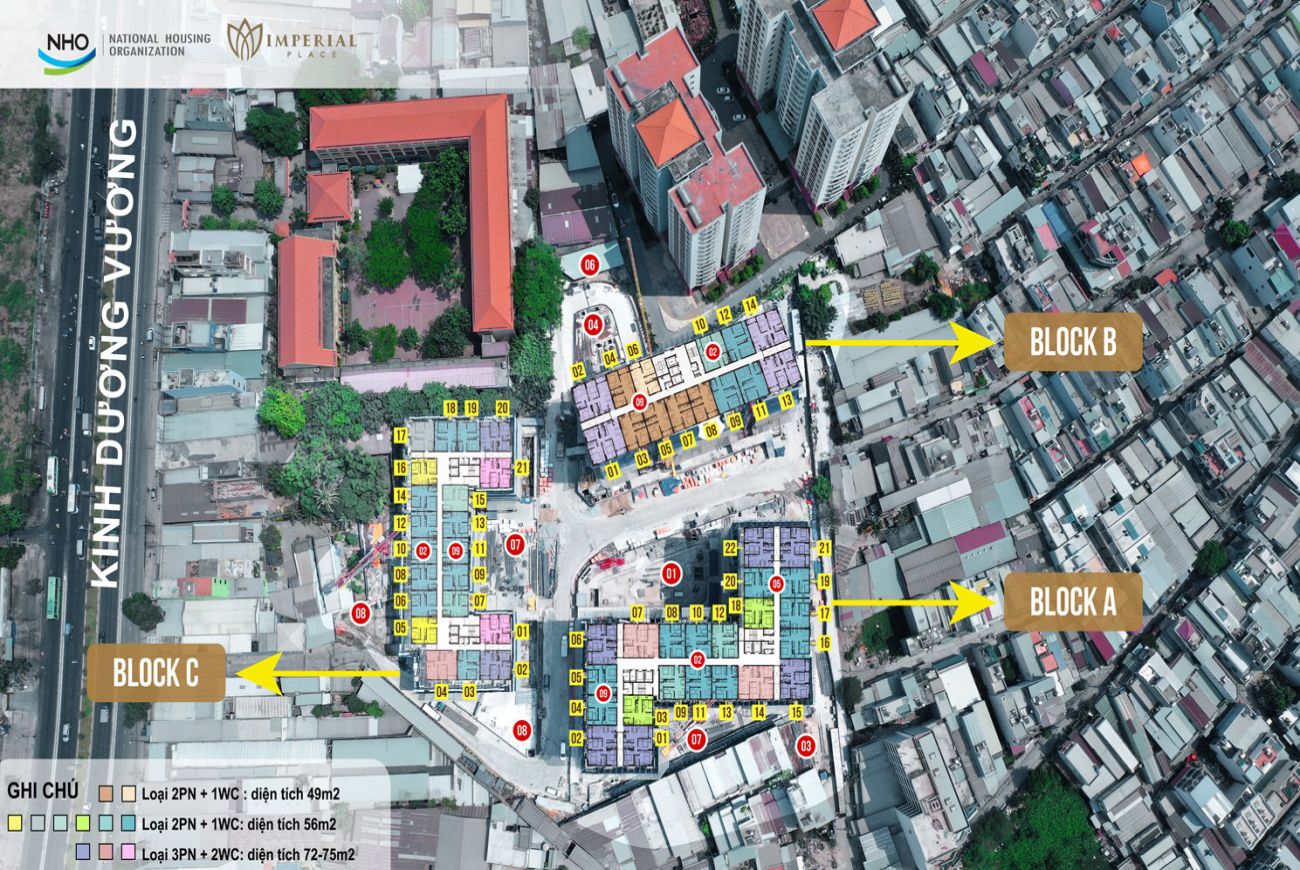 Mặt bằng Imperial Place Bình Tân