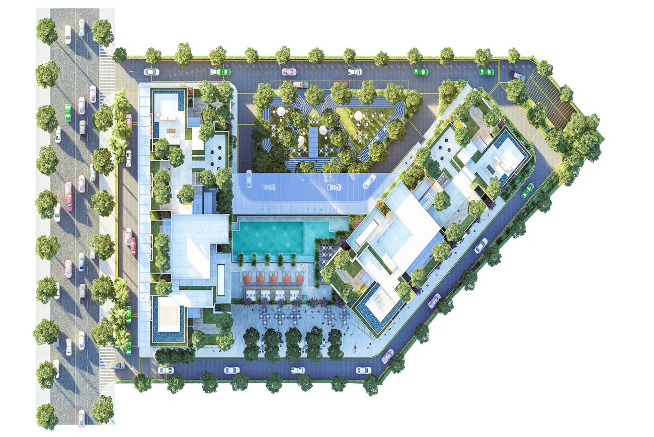 Mặt bằng dự án Asiana Riverside Quận 7