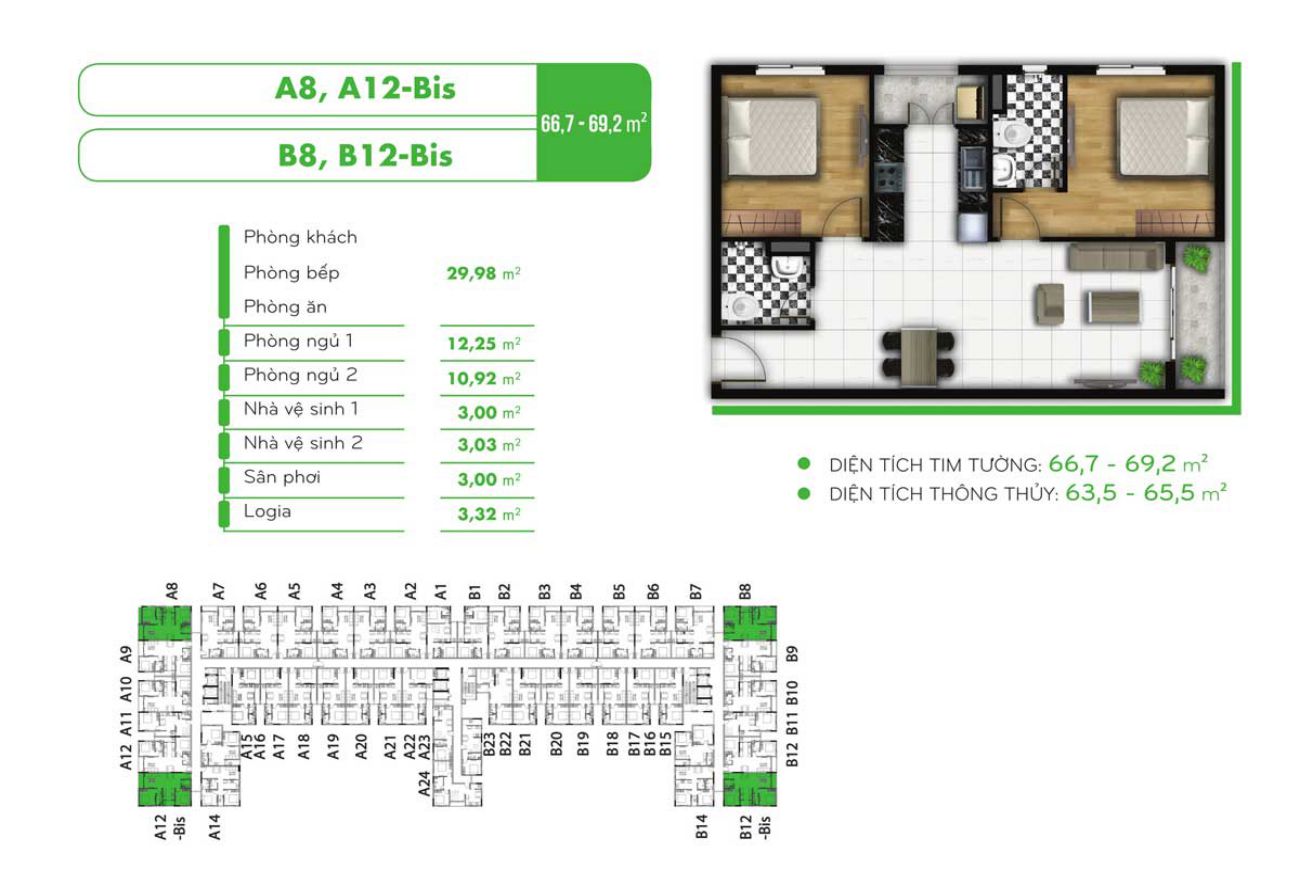 Thiết kế căn hộ Golf View Palace Tân Bình