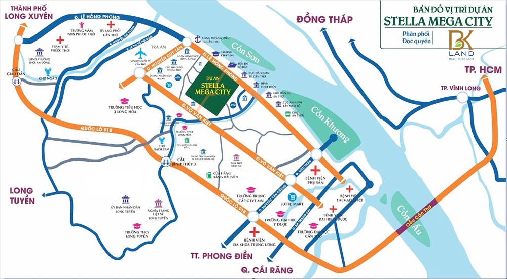 Vị trí chiến lượt Stella Mega City