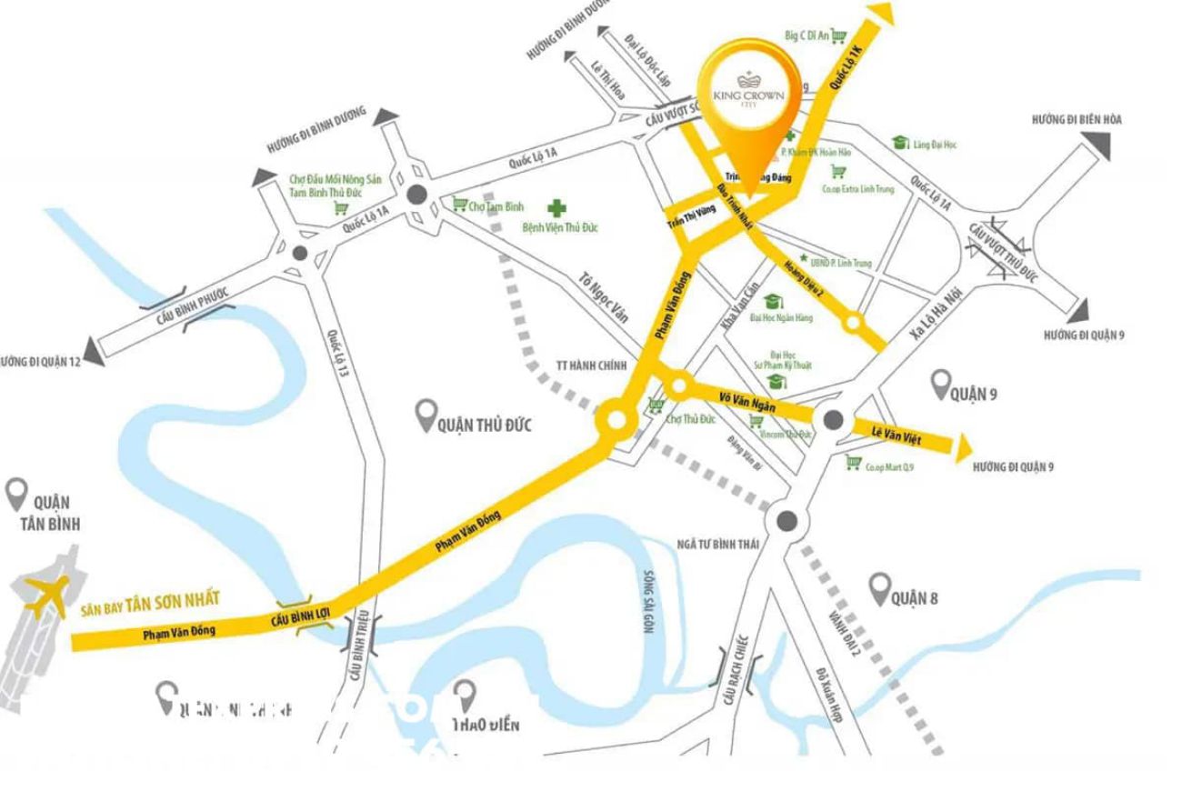 Vị trí King Crown City