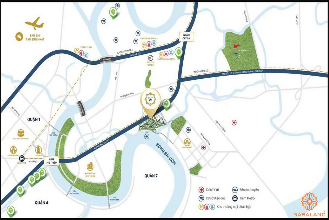 Vị trí Water Bay Quận 2