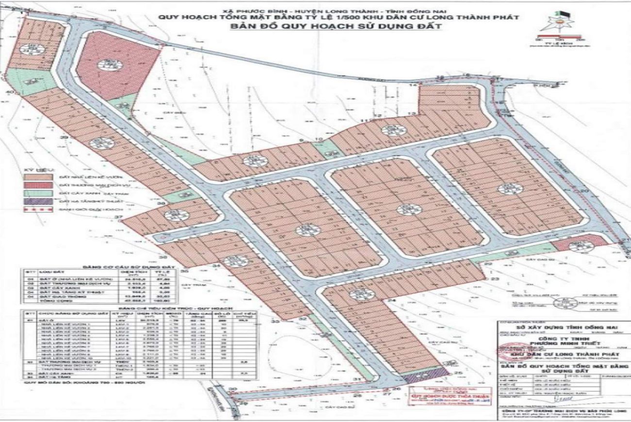Mặt bằng dự án Long Phát Residence