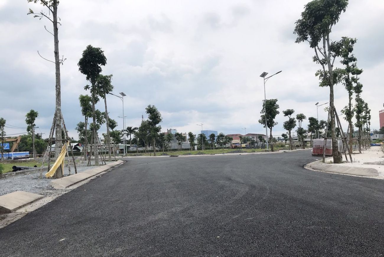 Tiến độ xây dựng nền đất khu Les Maison Bình Chánh