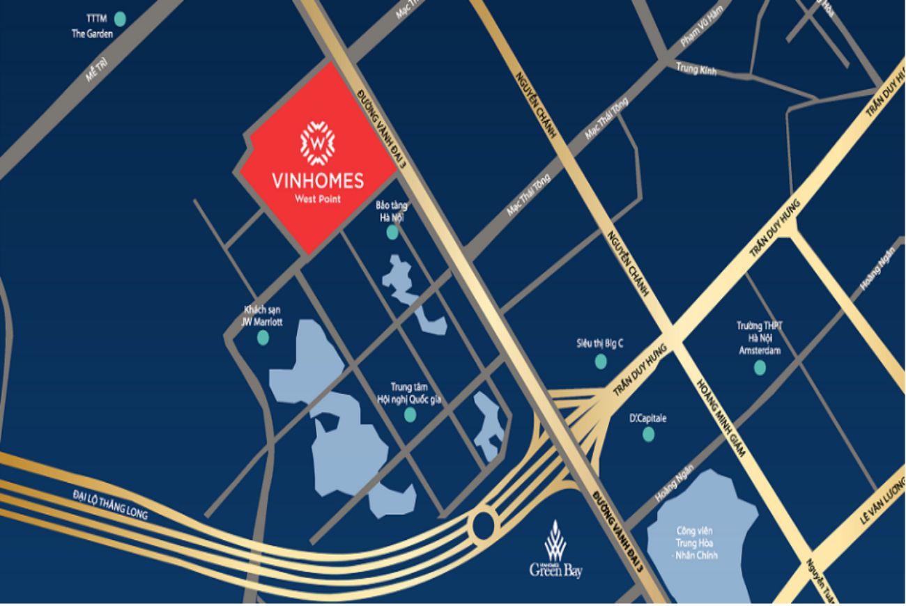 Vị trí Vinhomes West Point