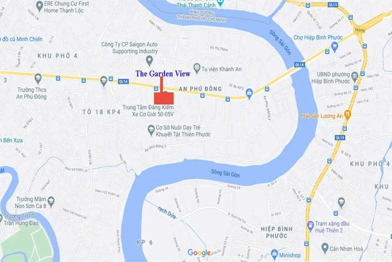 Vị trí The Garden View