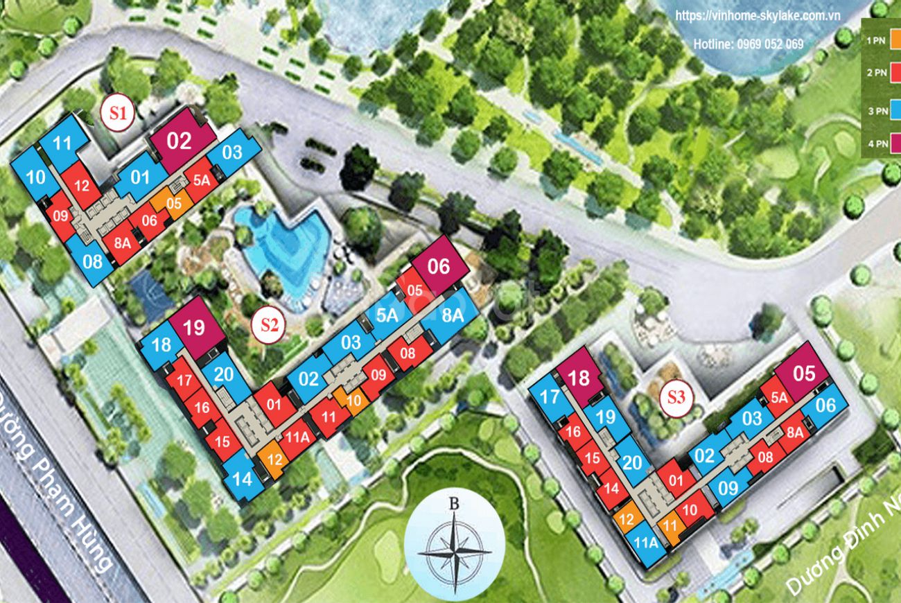 MẶT BẰNG CHI TIẾT VINHOMES SKYLAKE