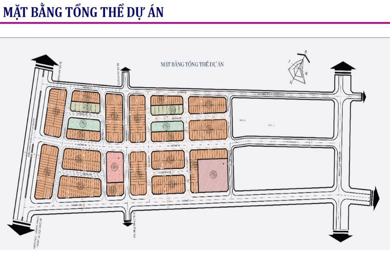 Mặt bằng dự án Long Thành Pearl