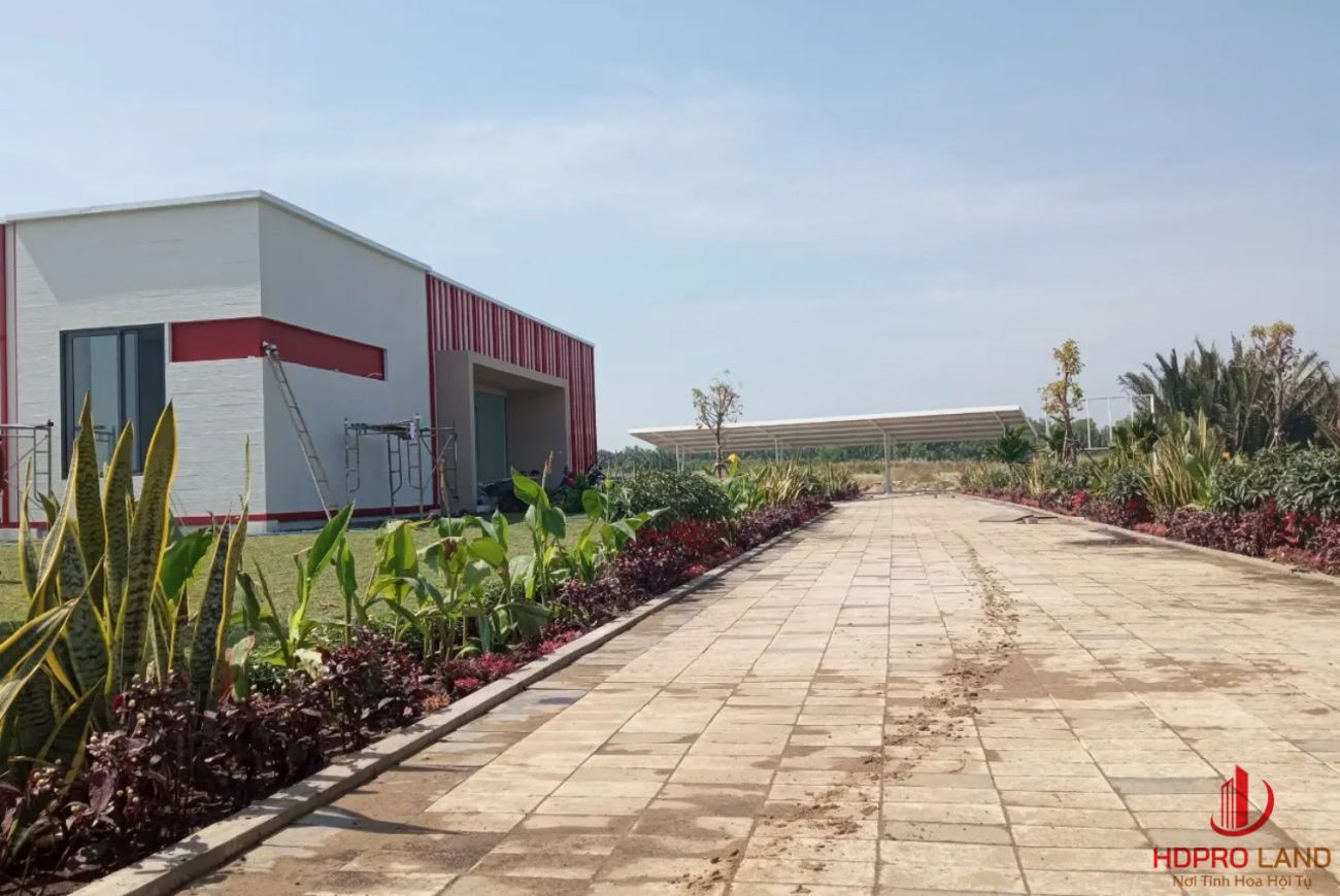 Tiến độ xây dựng nền đất khu Elite Life Long An