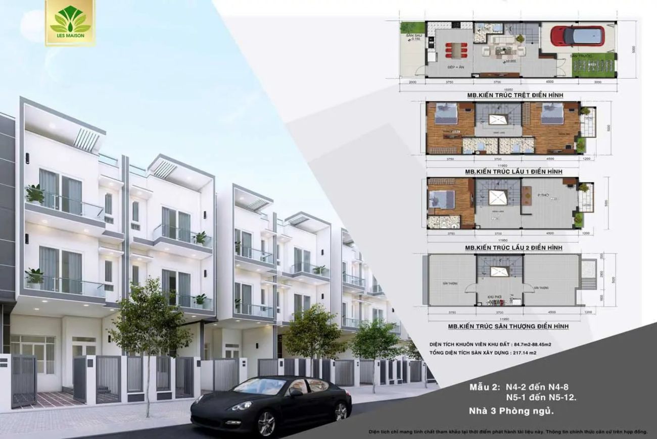 Thiết kế Les Maison Bình Chánh