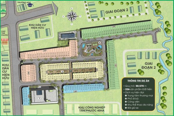 Mặt bằng dự án Prime City Bình Phước